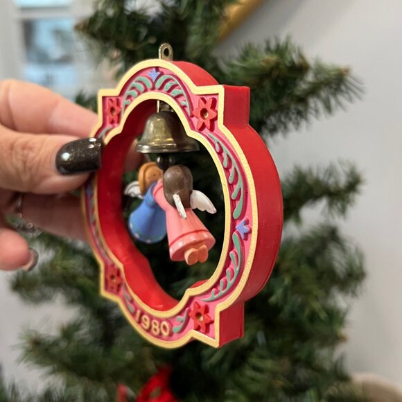 Vintage Hallmark Ornament Lot 1980 Angels Bunny Rabbits Polar Bear Turtle 1997 - Picture 13 of 16